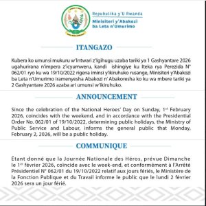 MIFOTRA yatanze ikiruhuko cy'Umunsi w'Intwari